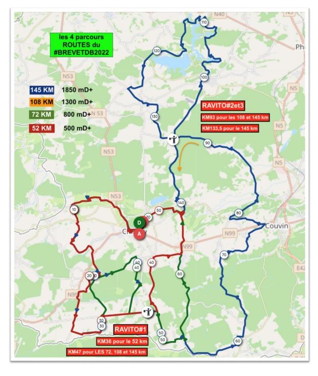 Carte parcours